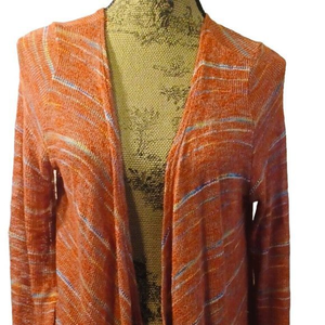 Living Doll Cardigan Long In The Front Shorter In The Back Fits Like A Large